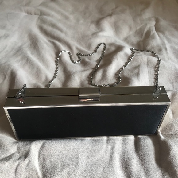 Call it spring small hard rectangle clutch w/chain - Picture 1 of 4